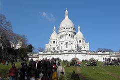 Paris Basilica of the Sacre Coeur 04 Climbing Steps To The Basilica